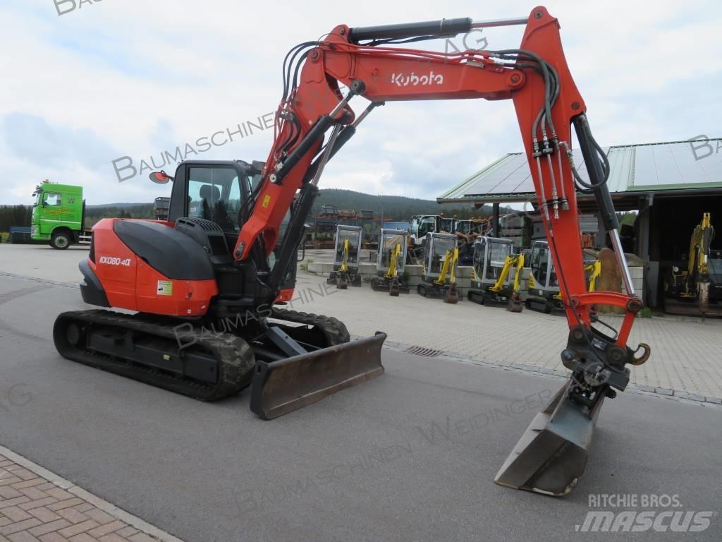 Kubota KX 080-4 Mini Escavadoras <7t