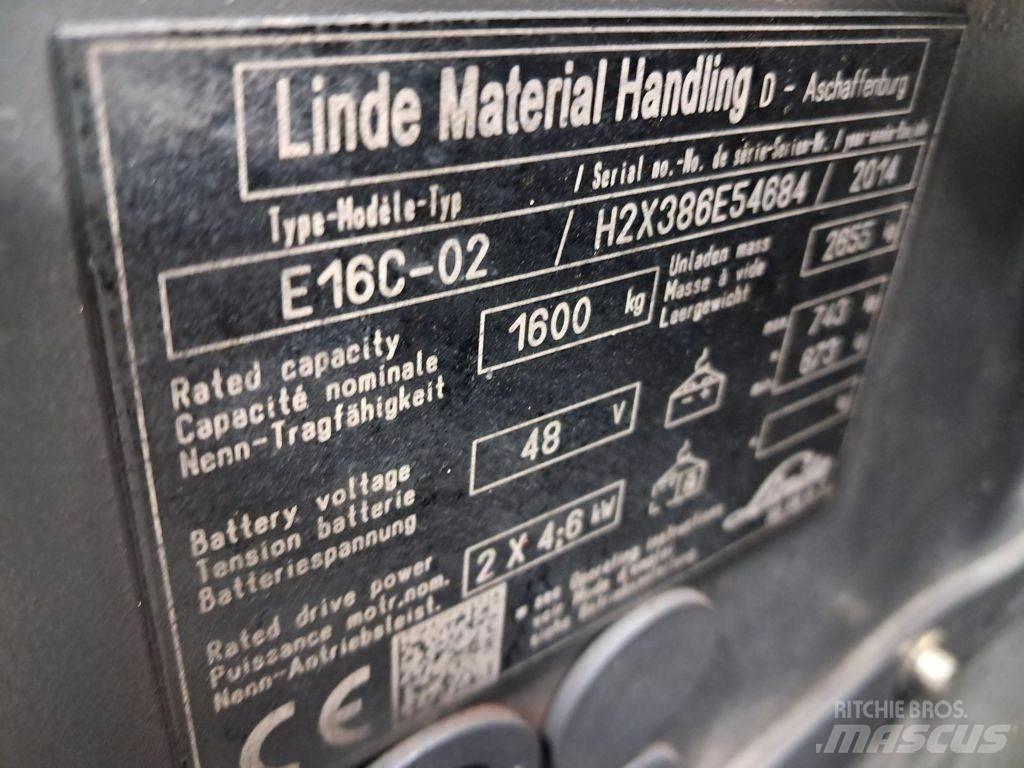 Linde E16C-02 Empilhadores eléctricos