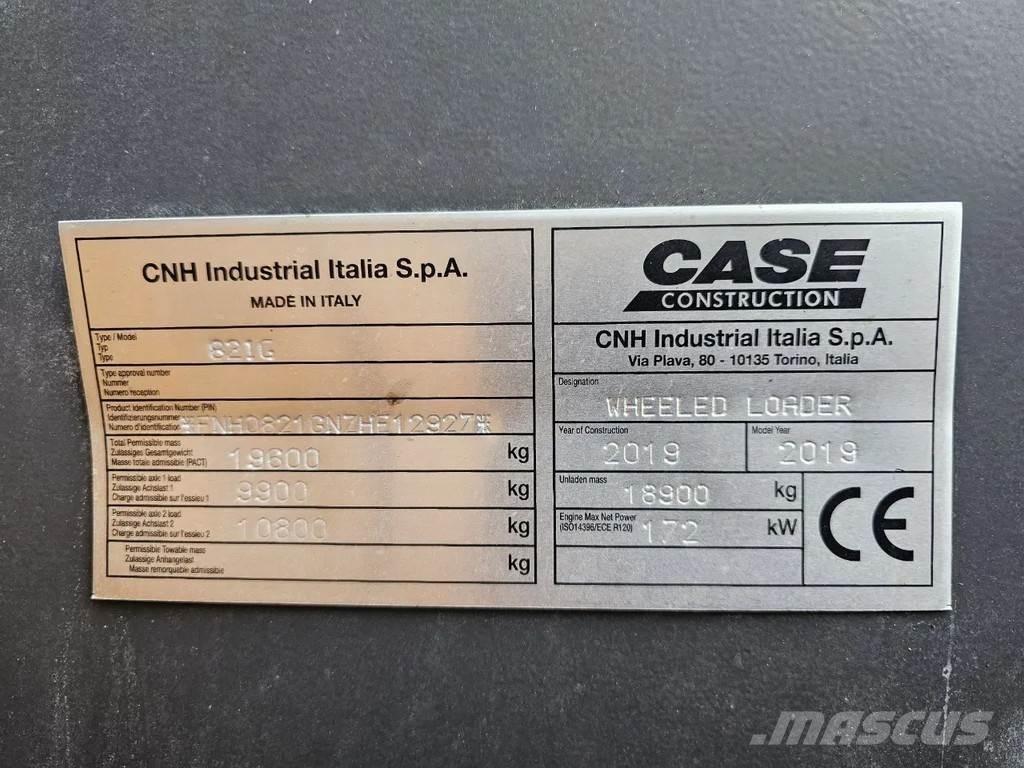 CASE 821G Pás carregadoras de rodas