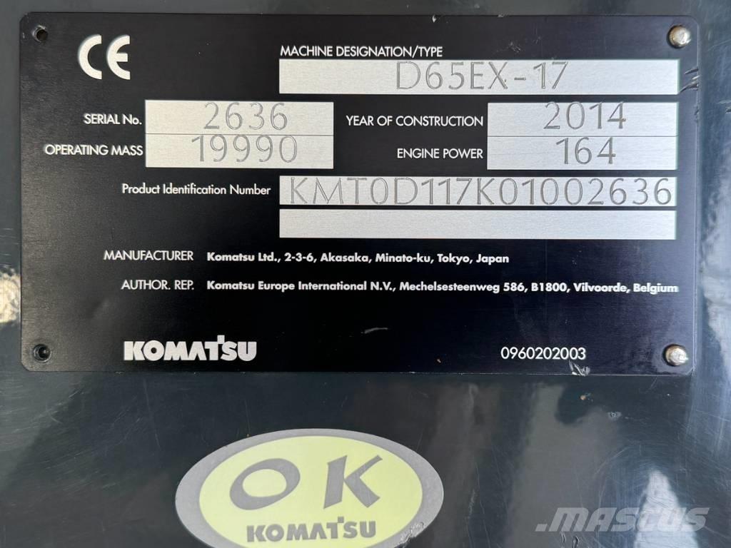 Komatsu D 65 EX-17 Dozers - Tratores rastos