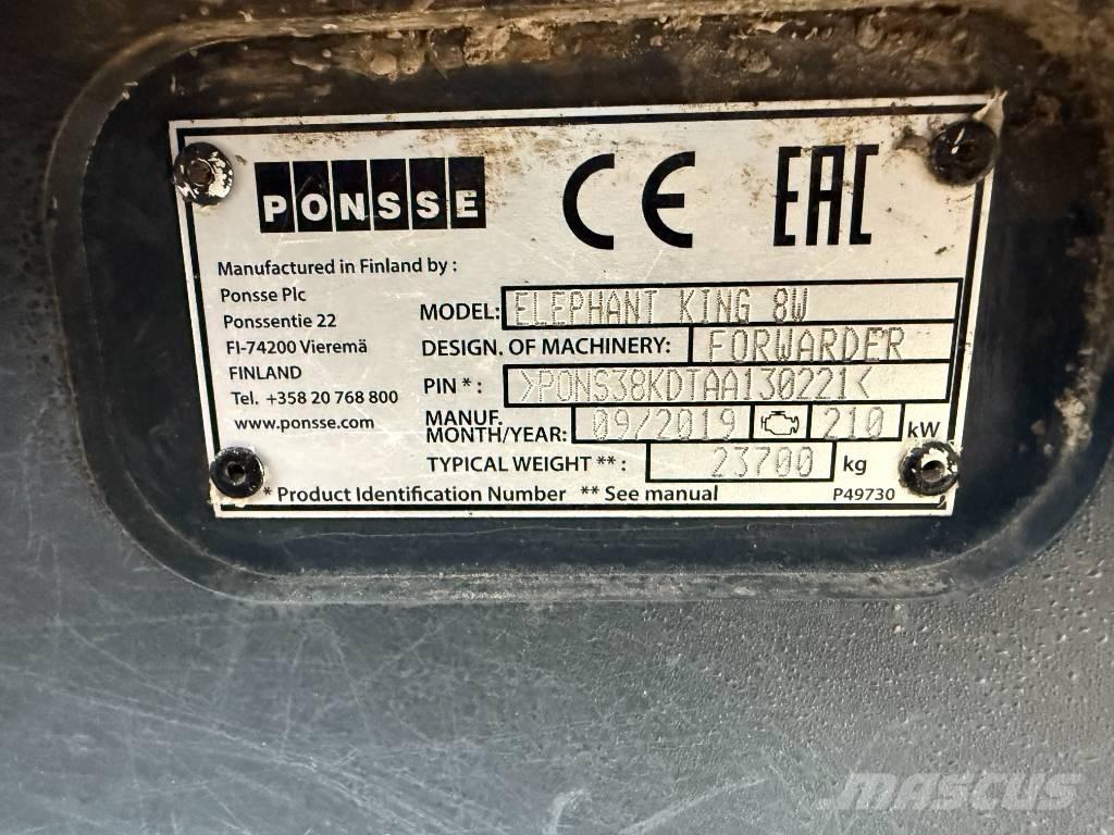 Ponsse Elephant King Forwarders florestais