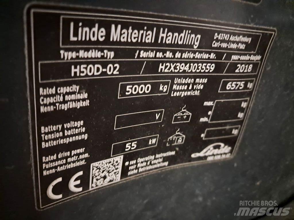 Linde H50D-02 Empilhadores Diesel