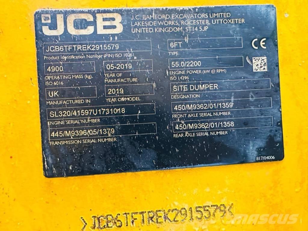 JCB 6 T Dumpers de obras