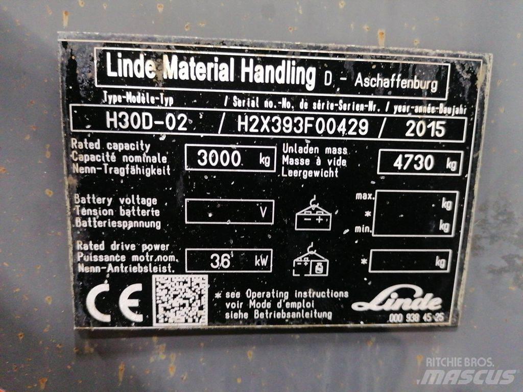 Linde H30D-02 Empilhadores Diesel