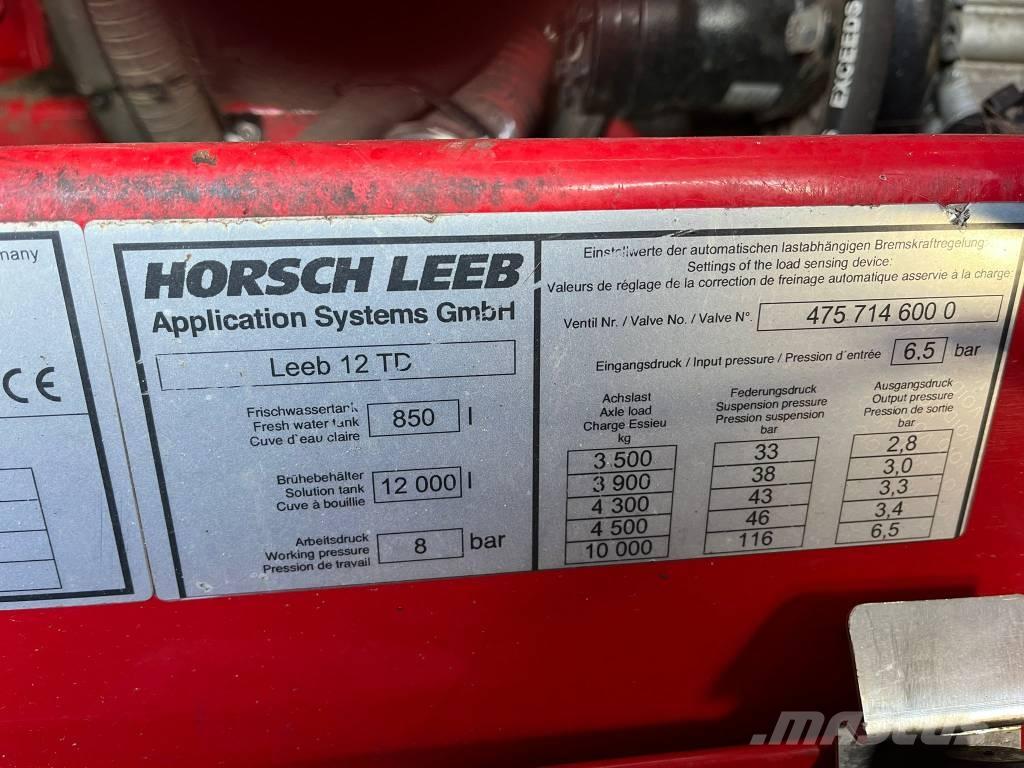 Horsch Leeb 12 TD Pulverizadores rebocados