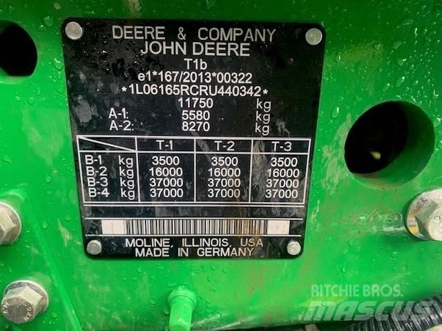 John Deere 6R165 Tratores Agrícolas usados