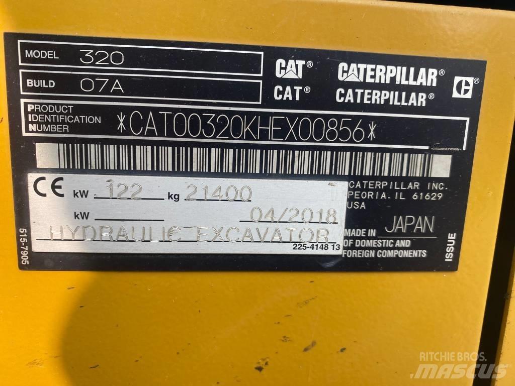 CAT 320 Escavadoras de rastos
