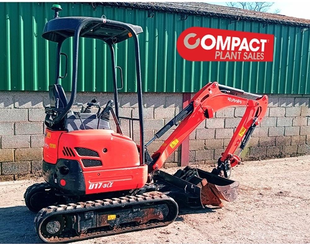 Kubota U17-3a Mini Escavadoras <7t