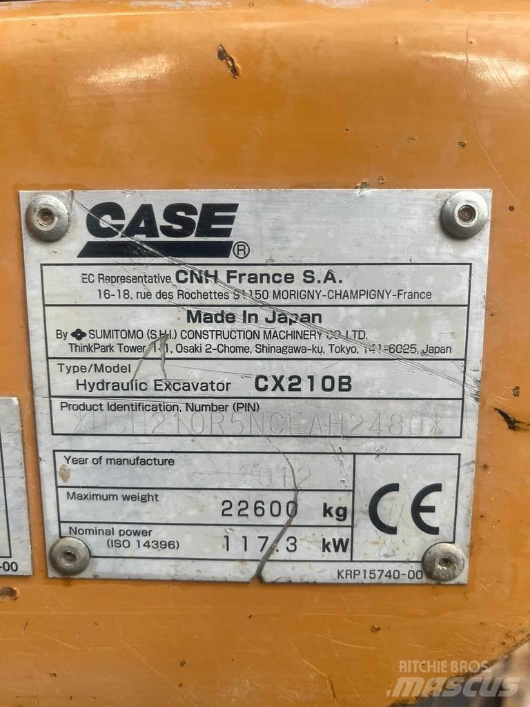 CASE CX210B Escavadoras de rastos
