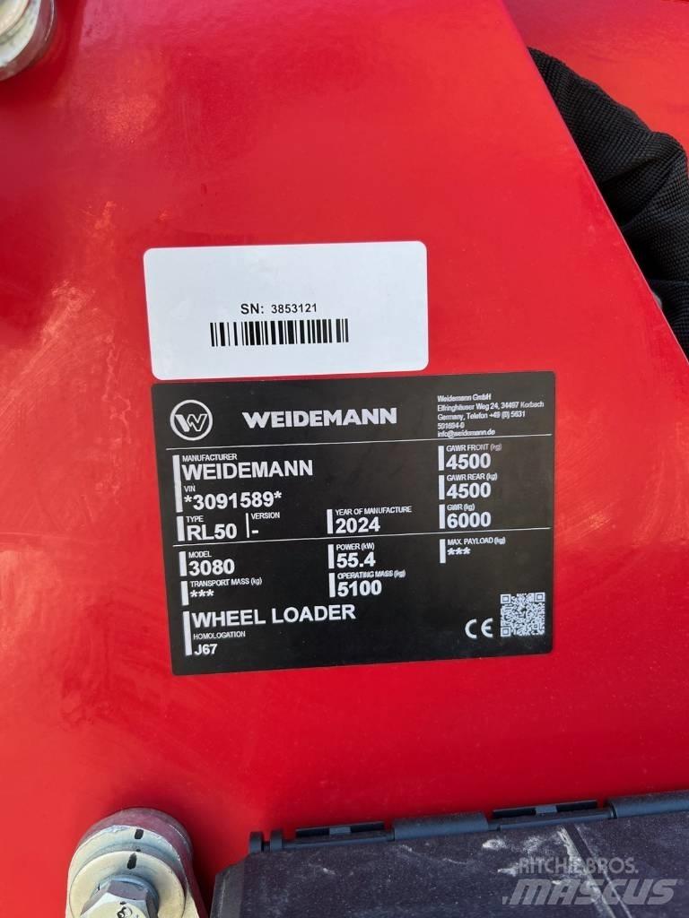Weidemann 3080 3080 Pás carregadoras de rodas