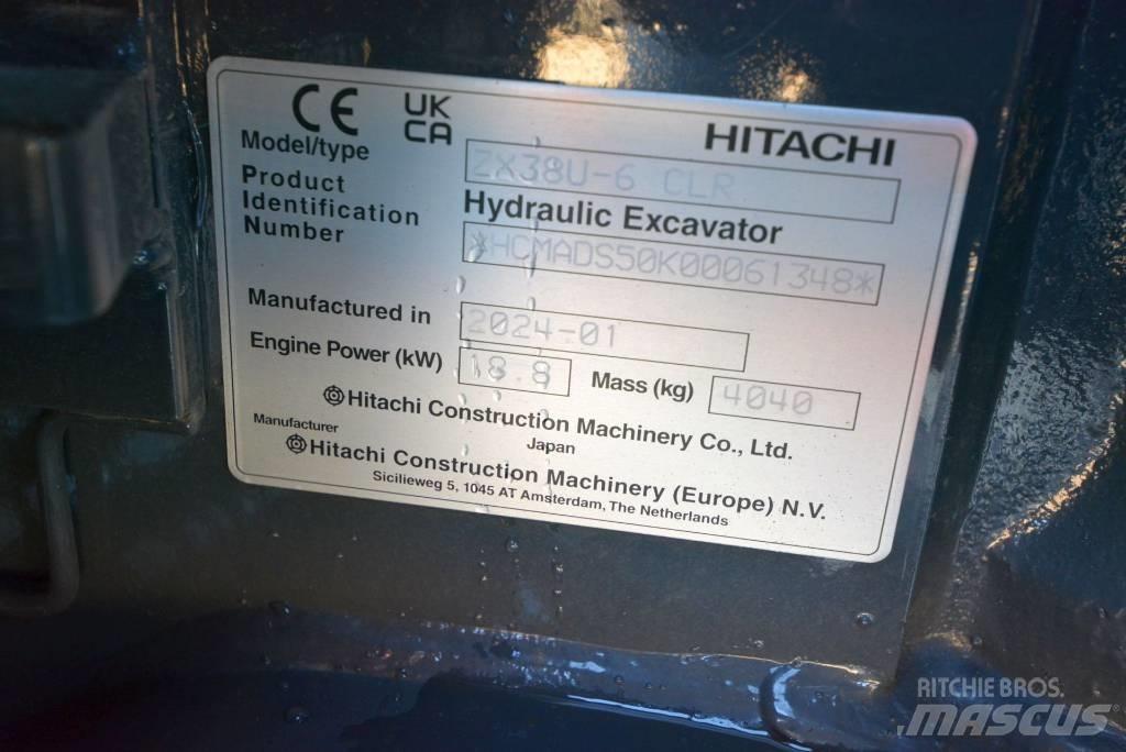 Hitachi ZX 38 U-6 Mini Escavadoras <7t