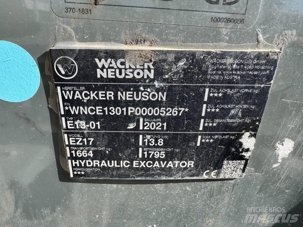 Wacker Neuson EZ17 Escavadoras de rastos