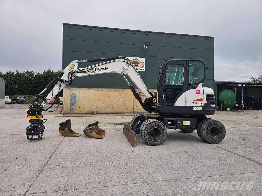 Bobcat E 55 W Escavadoras de rodas