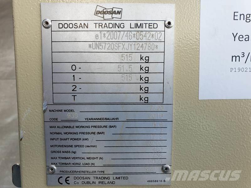 Doosan 7 / 20 Compressores