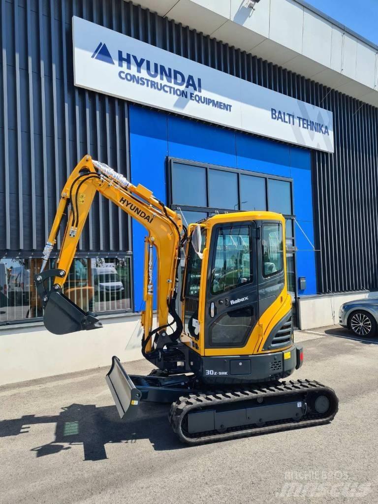 Hyundai R30Z-9AK Mini Escavadoras <7t