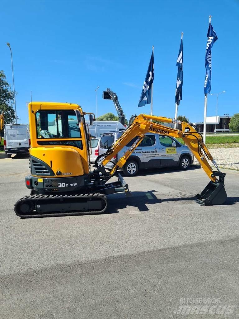 Hyundai R30Z-9AK Mini Escavadoras <7t