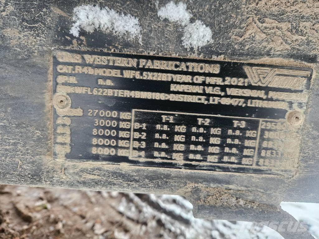 Western WF6,5x22BT Reboques carga baixa