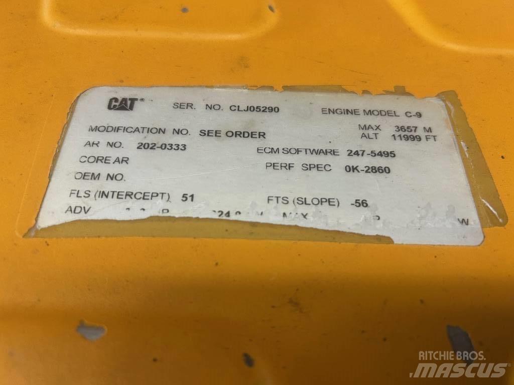 CAT C 9 Peças de substituição de equipamento de resíduos, reciclagem e pedreiras