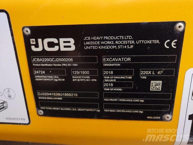 JCB 220 XL 4F Escavadoras de rastos