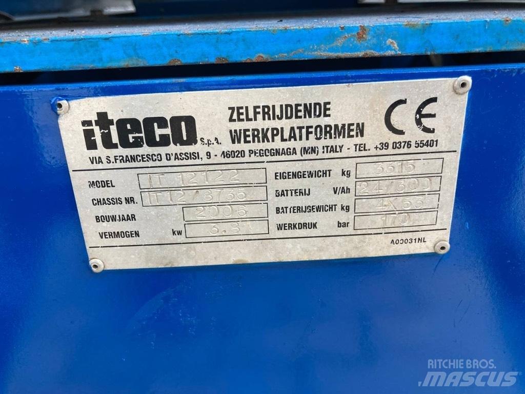 Iteco IT 12122 Elevadores de tesoura