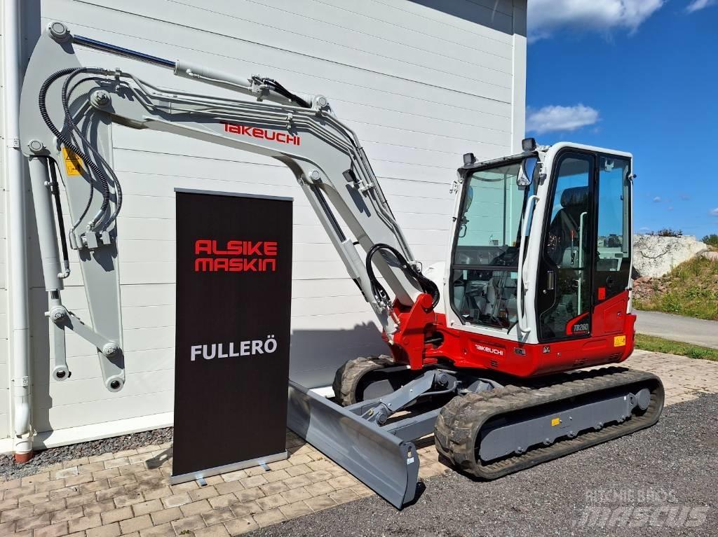 Takeuchi TB260 Mini Escavadoras <7t