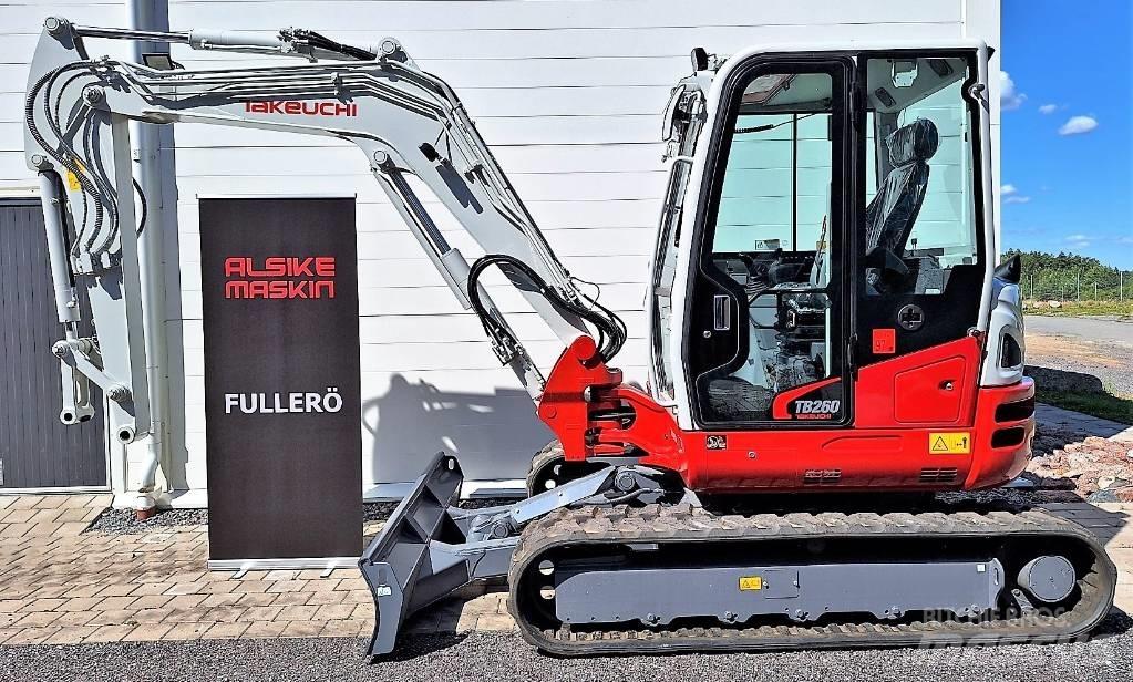 Takeuchi TB260 Mini Escavadoras <7t