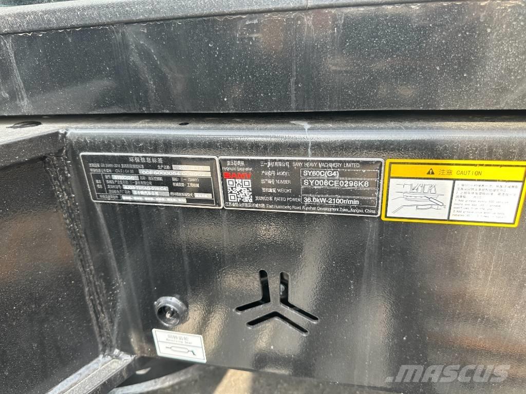Sany SY60C Escavadoras de rastos