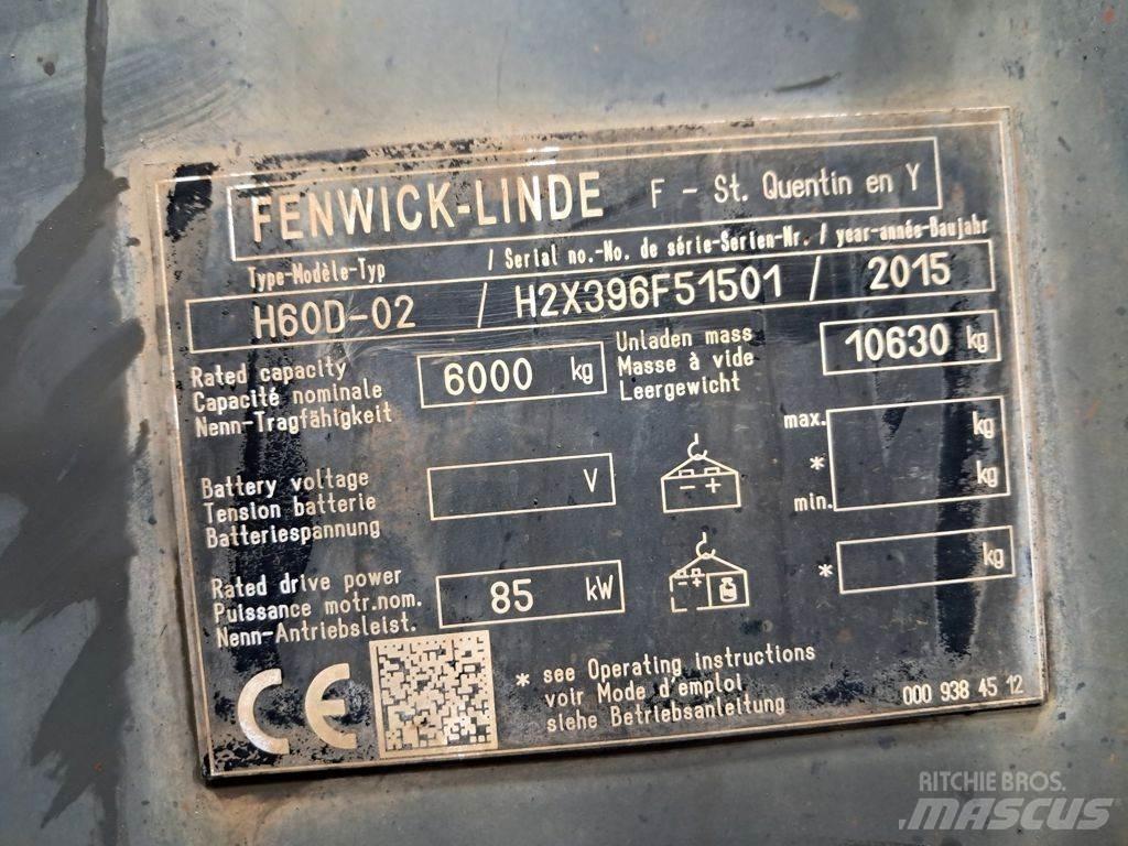 Linde H60D-02 Empilhadores Diesel