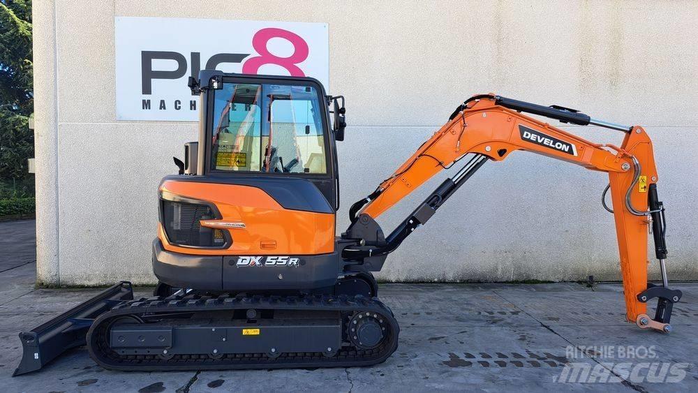 Develon DX 55 R-7 Mini Escavadoras <7t