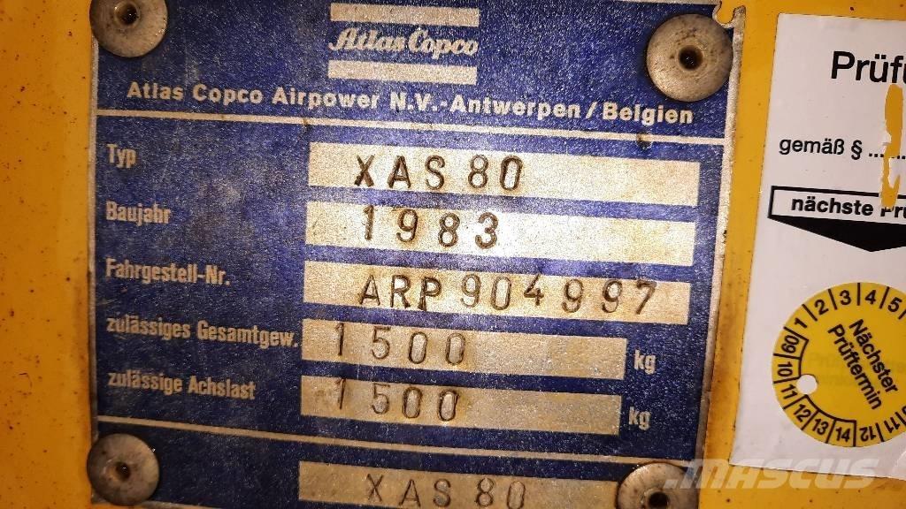 Atlas Copco XAS 80 Compressores