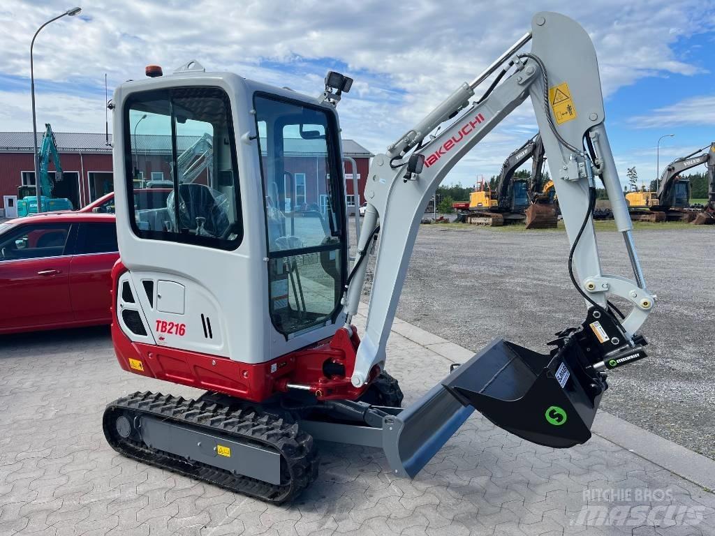 Takeuchi TB216 Mini Escavadoras <7t