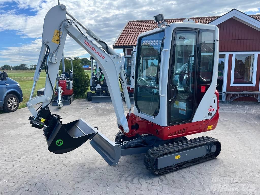 Takeuchi TB216 Mini Escavadoras <7t