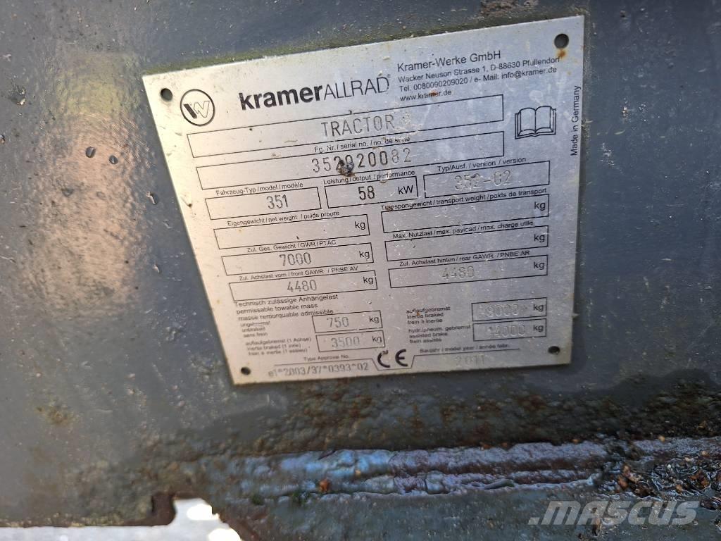 Kramer-allrad 780 Pás carregadoras de rodas