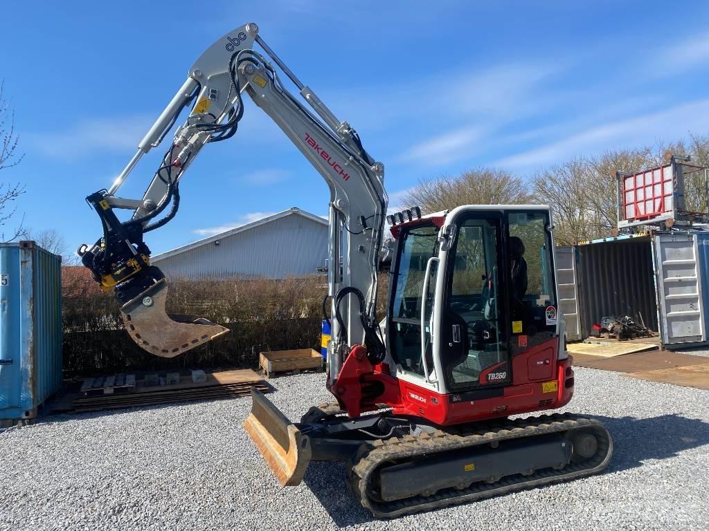 Takeuchi TB 260 Mini Escavadoras <7t