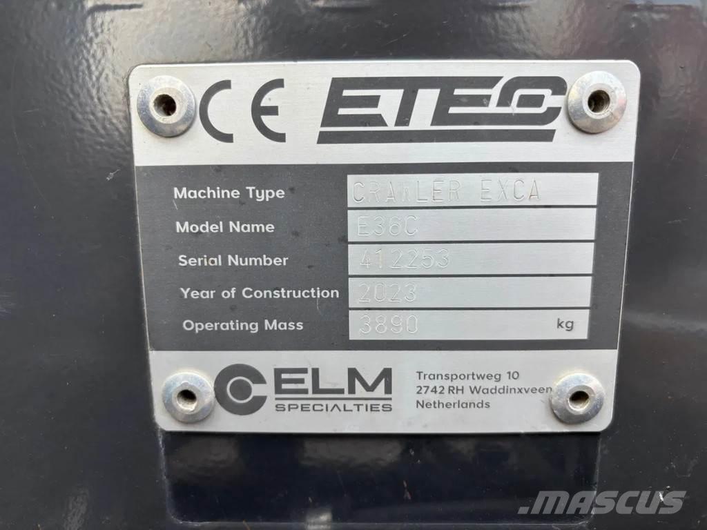 Etec E36C Mini Escavadoras <7t