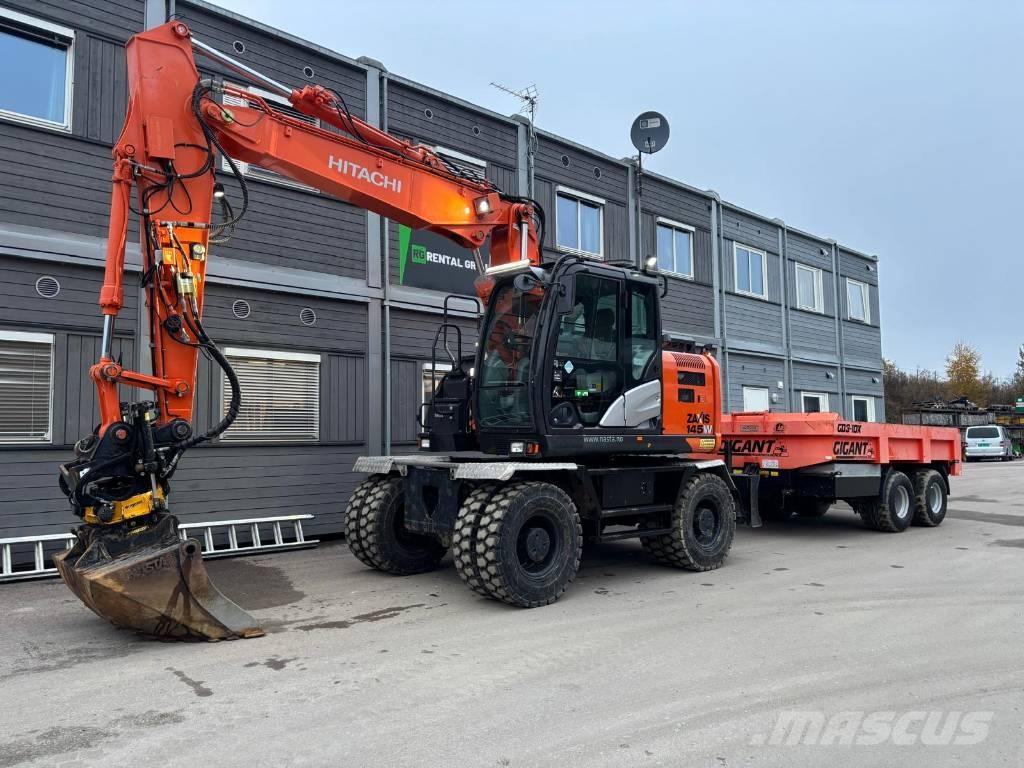 Hitachi ZX 145 W-6 Escavadoras de rodas