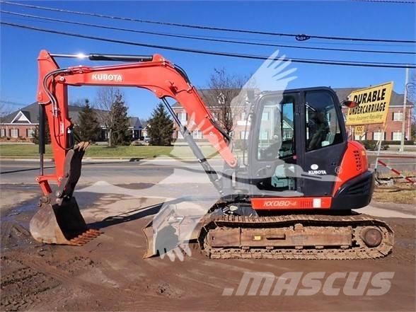 Kubota KX080-4 Escavadoras de rastos