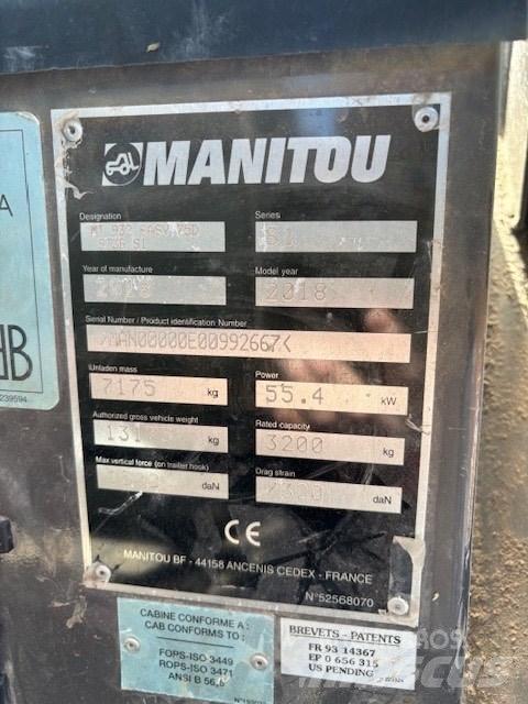 Manitou MT 932 Manipuladores telescópicos