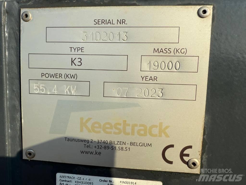 Keestrack K 3 Crivos móveis