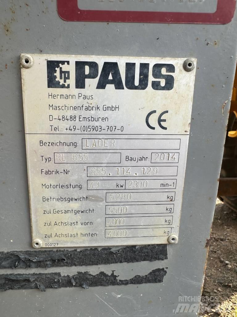 Paus RL 655 Pás carregadoras de rodas