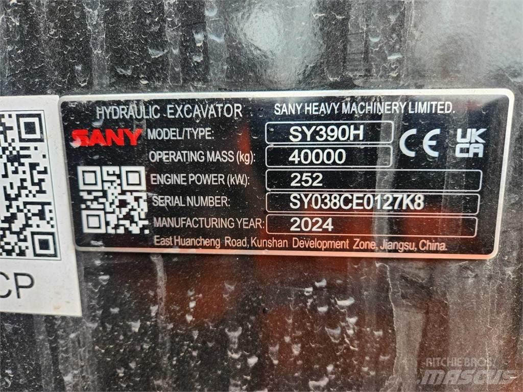 Sany SY390H Escavadoras de rastos