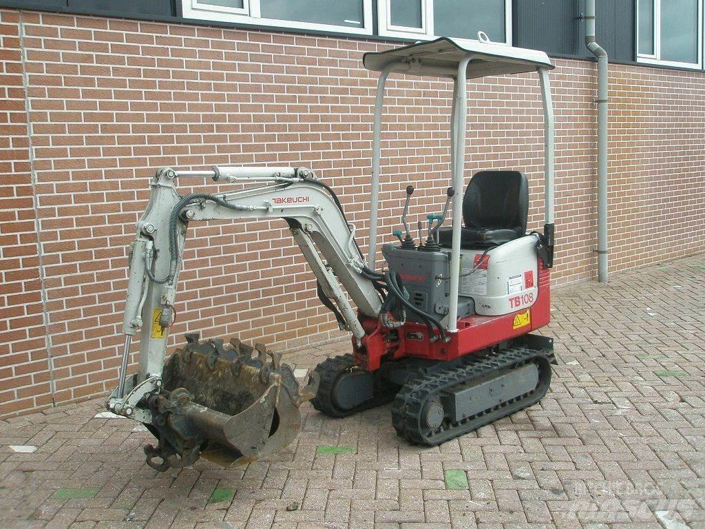 Takeuchi TB108 Mini Escavadoras <7t