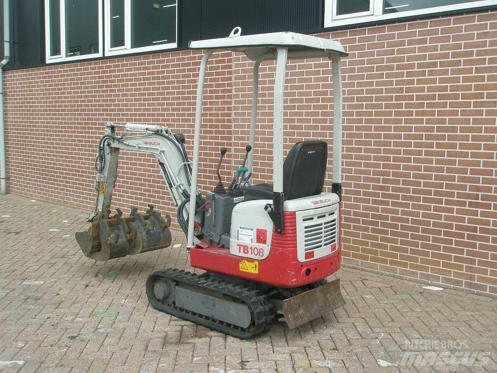 Takeuchi TB108 Mini Escavadoras <7t