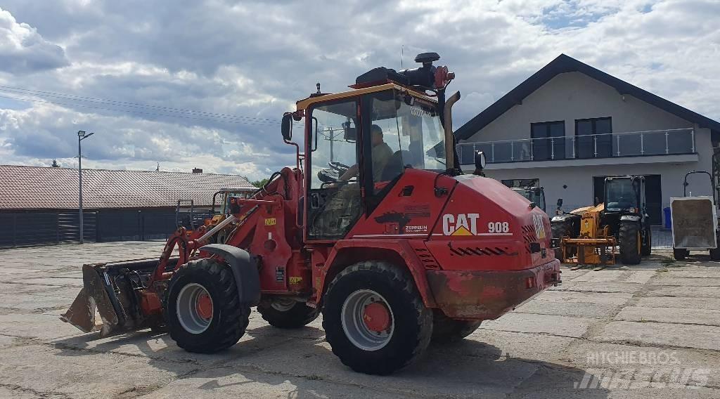 CAT 908 Pás carregadoras de rodas