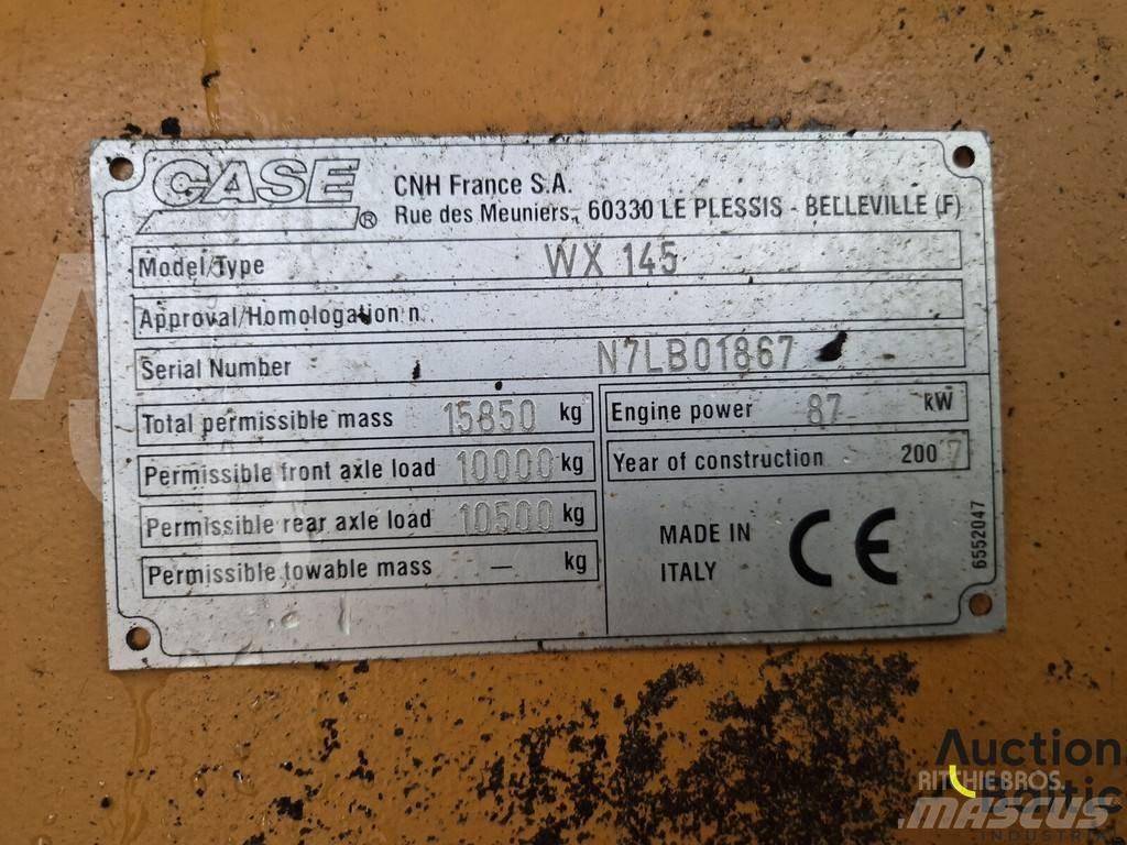 CASE WX 145 Escavadoras de rodas