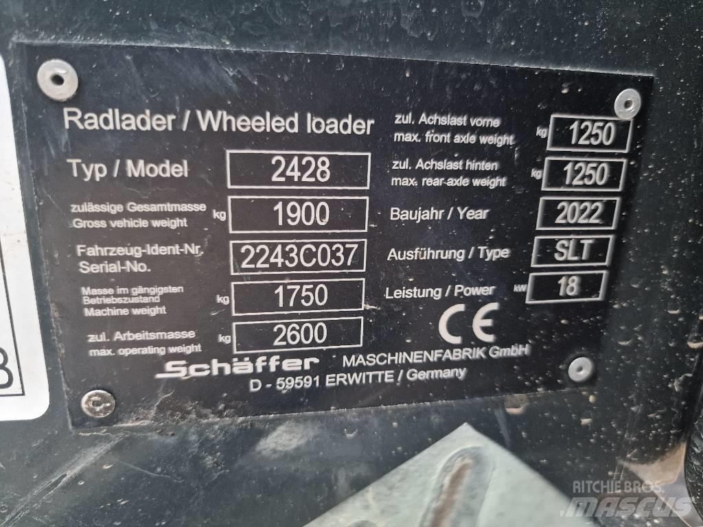 Schäffer 2428 SLT Pás carregadoras de rodas
