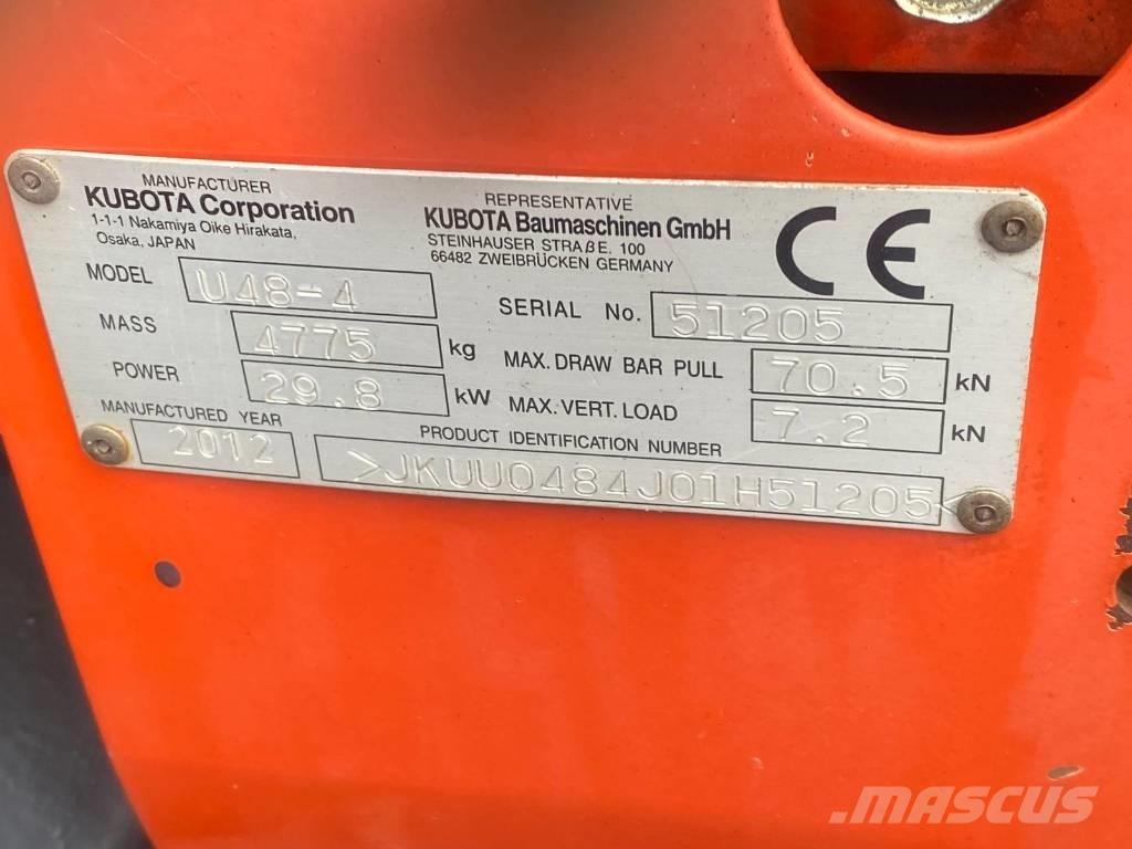 Kubota U 48-4 Mini Escavadoras <7t