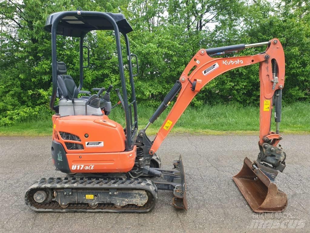 Kubota U 17-3a Mini Escavadoras <7t