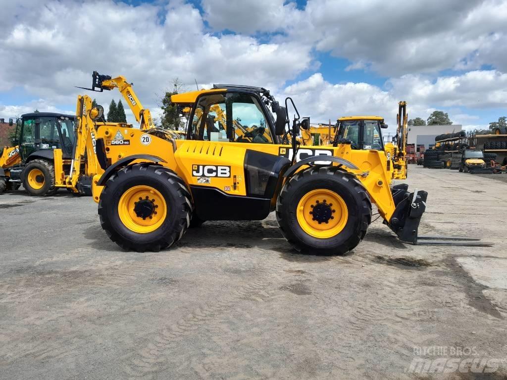 JCB 560-80 WM Carregadoras rodas telescópicas