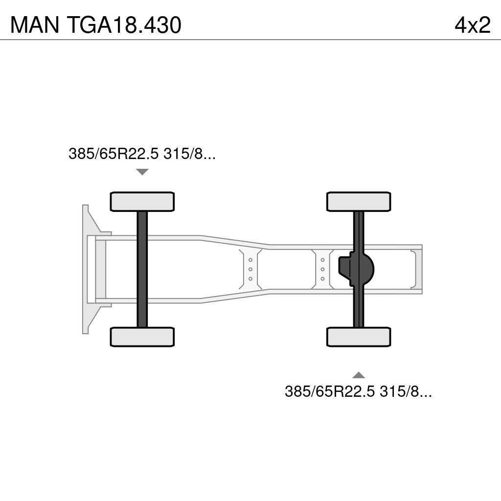 MAN TGA18.430 Tractores (camiões)